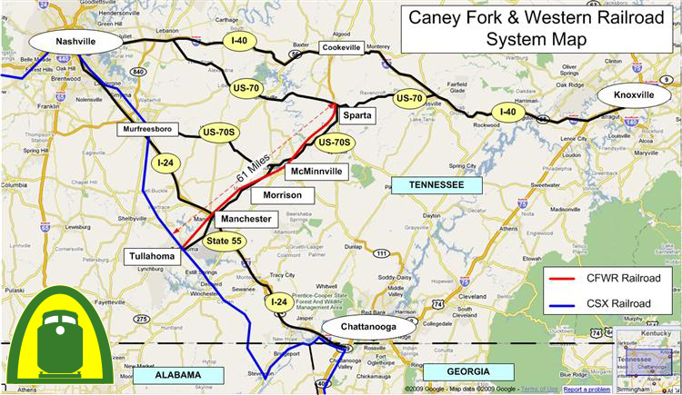 Caney Fork & Western Railroad