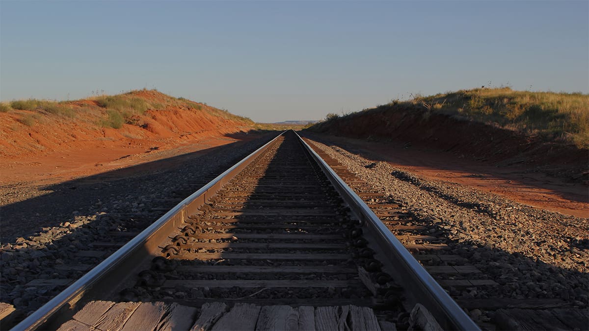 San Pedro Valley Railroad tracks