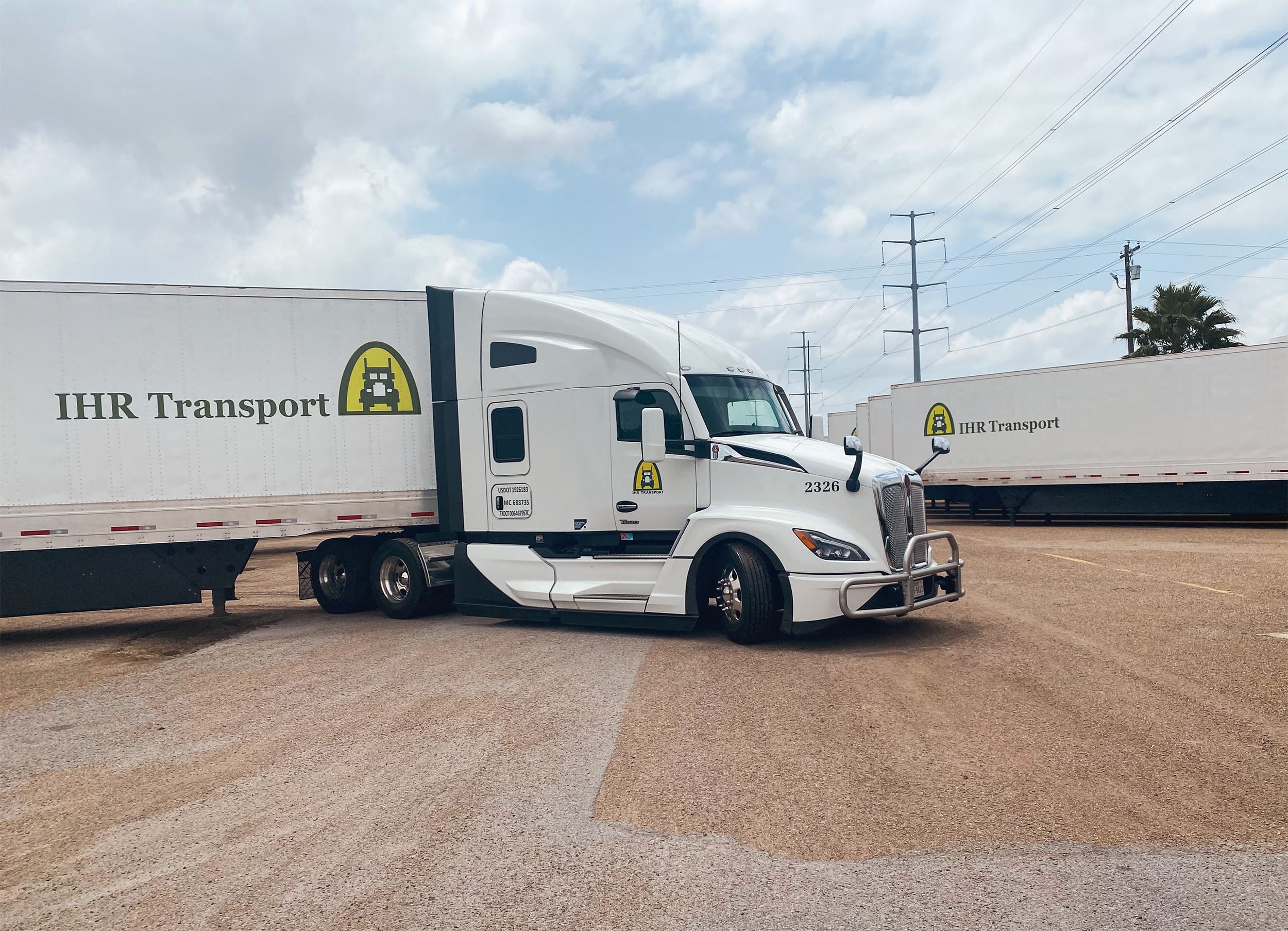 IHR Transport Truck in a lot